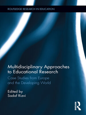 cover image of Multidisciplinary Approaches to Educational Research